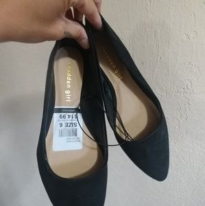 NWT black flats